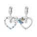 Obesek sestavljanka PANDORA Style Heart - SCC2774