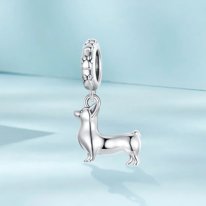 (slika za) Obesek v stilu PANDORA Corgi - SCC2783 - Ogled 2