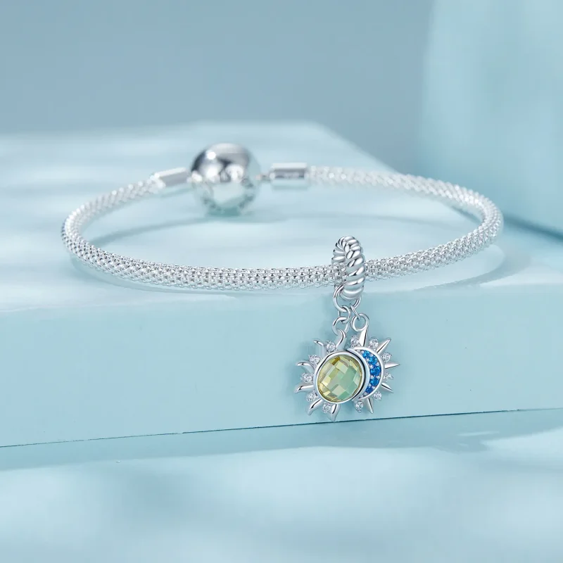 (slika za) Obesek v stilu PANDORA Sonce in Luna - SCC2802 - Ogled 3