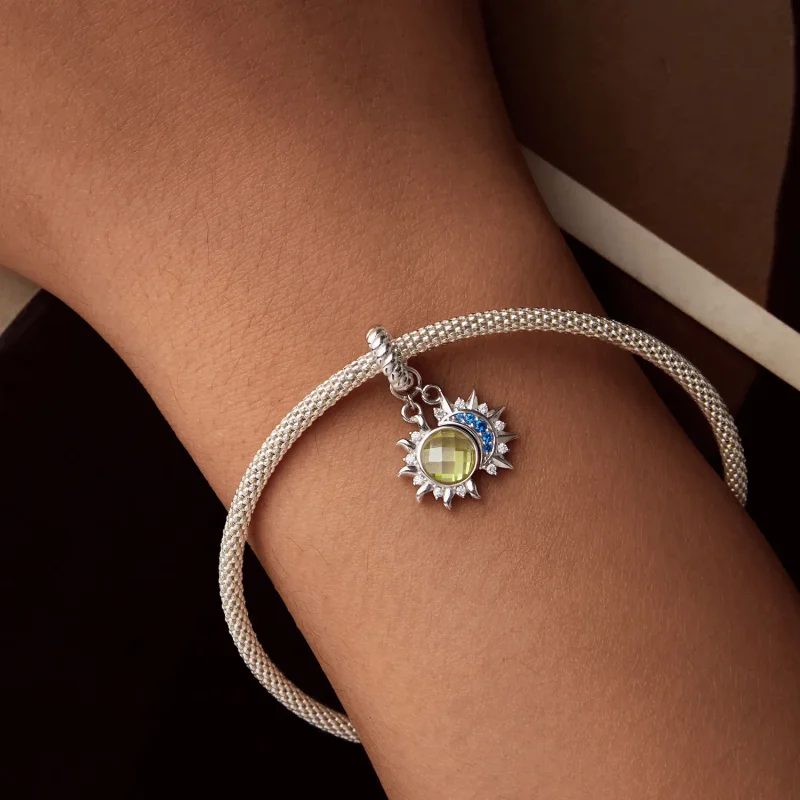 (slika za) Obesek v stilu PANDORA Sonce in Luna - SCC2802 - Ogled 6