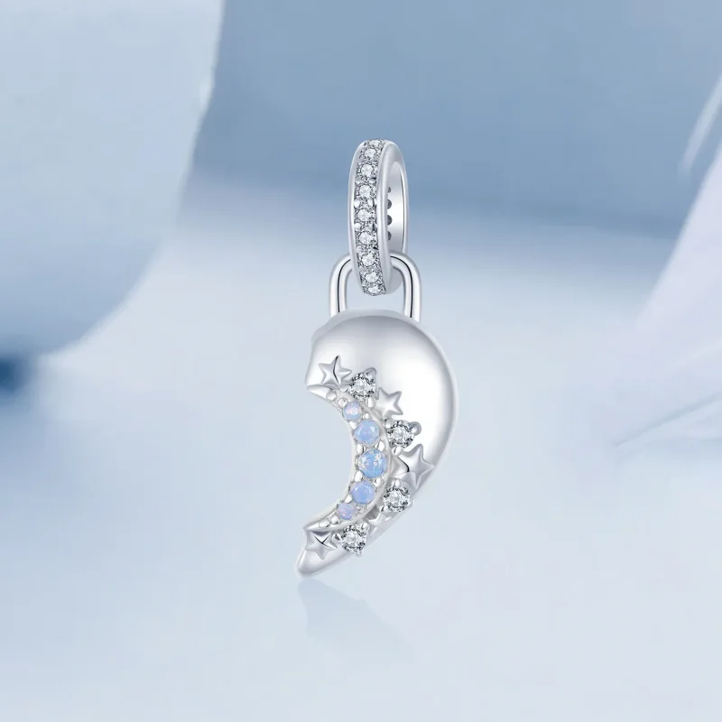 (slika za) Obesek za ljubezen v slogu PANDORA Sonce in Luna - BSC1034 - Ogled 5