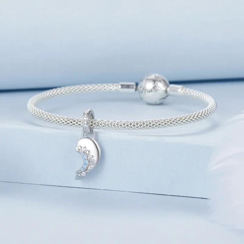 (slika za) Obesek za ljubezen v slogu PANDORA Sonce in Luna - BSC1034 - Ogled 8