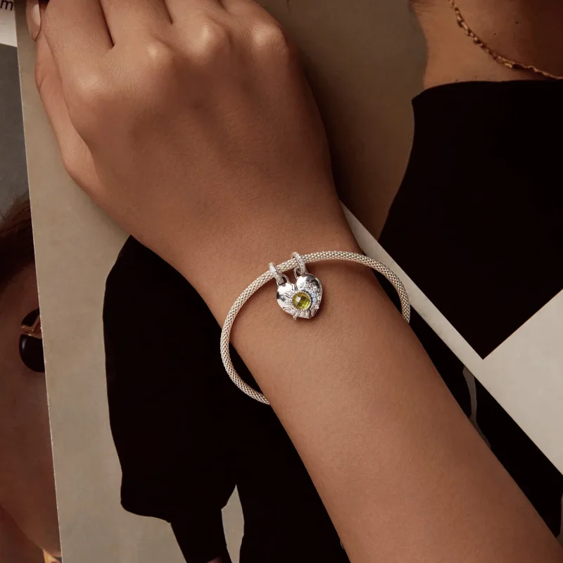 (slika za) Obesek za ljubezen v slogu PANDORA Sonce in Luna - BSC1034 - Ogled 10