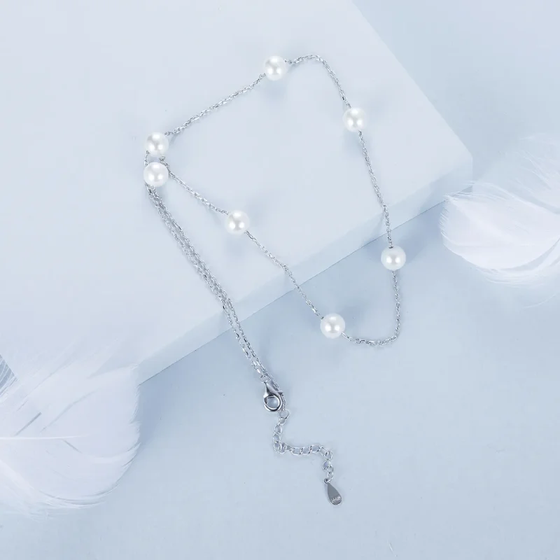 (slika za) Ogrlica PANDORA Style Gypsophila - BSN389 - Ogled 4