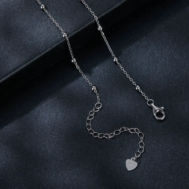 (slika za) Ogrlica PANDORA Style Starlight 0,5ct (z enim certifikatom) - MSN036 - Ogled 4