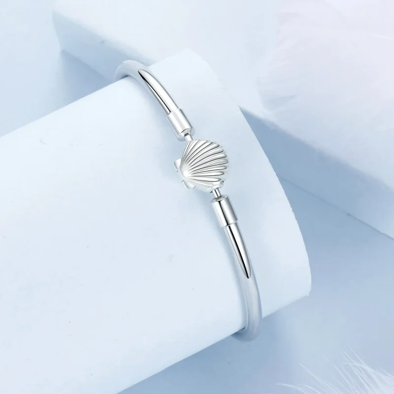 (slika za) Osnovna zapestnica v obliki školjke PANDORA - BSB177 - Ogled 2