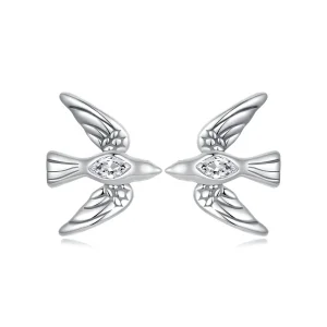 (slika za) PANDORA Style Bird uhani - SCE1751