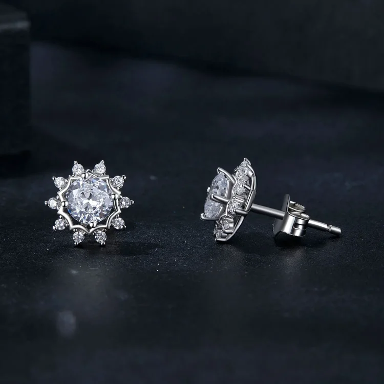 PANDORA Style Brilliant Beauty 0,5ct uhani iz moissanita (dva certifikata) - MSE048