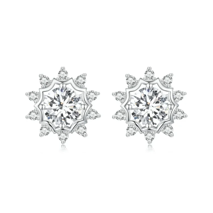 PANDORA Style Brilliant Beauty 0,5ct uhani iz moissanita (dva certifikata) - MSE048