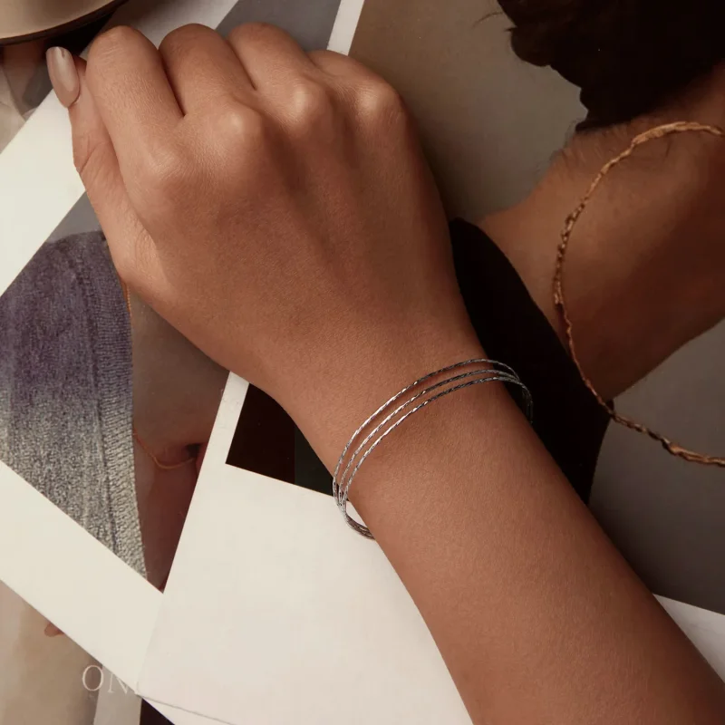 (slika za) PANDORA Style Enostavna večslojna zapestnica - SCB273 - Ogled 6