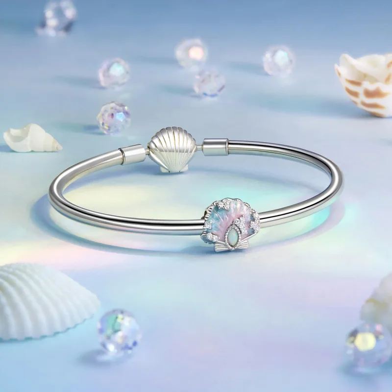 (slika za) PANDORA Style Fantasy pisan obesek iz školjke - BSC1017 - Ogled 5