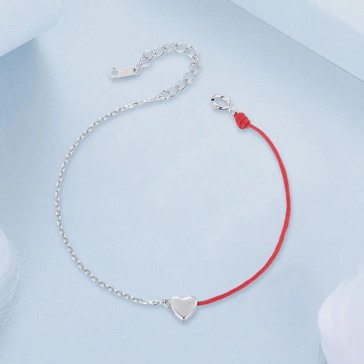 PANDORA Style Love rdeča zapestnica z vrvicami - BSB180