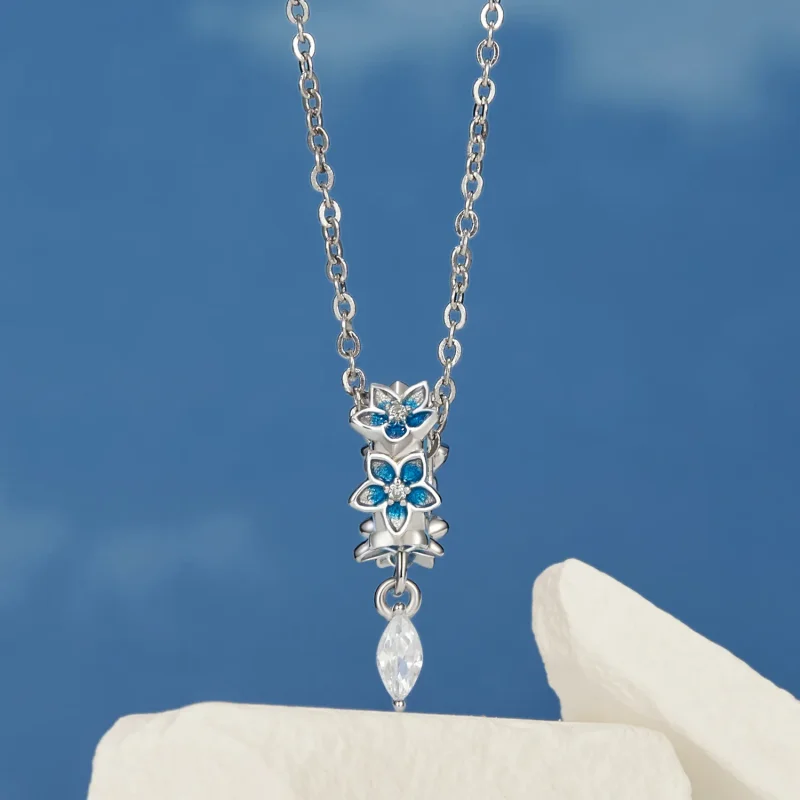 (slika za) PANDORA Style Majhen obesek iz delfinija - BSC1028 - Ogled 3