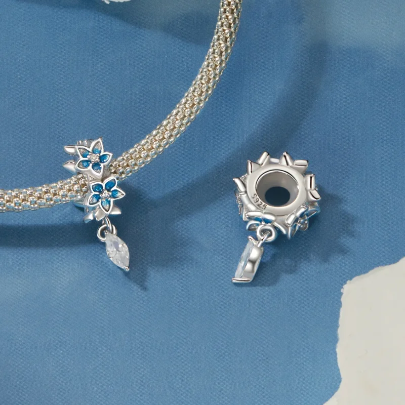 (slika za) PANDORA Style Majhen obesek iz delfinija - BSC1028 - Ogled 5