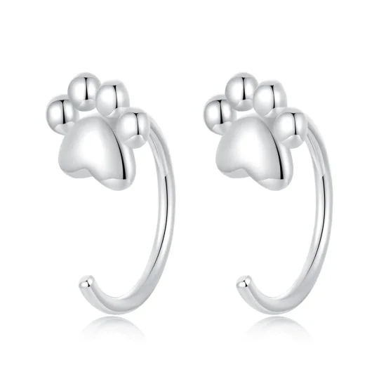 (slika za) PANDORA Style Prikupni uhani s kremplji - SCE1760