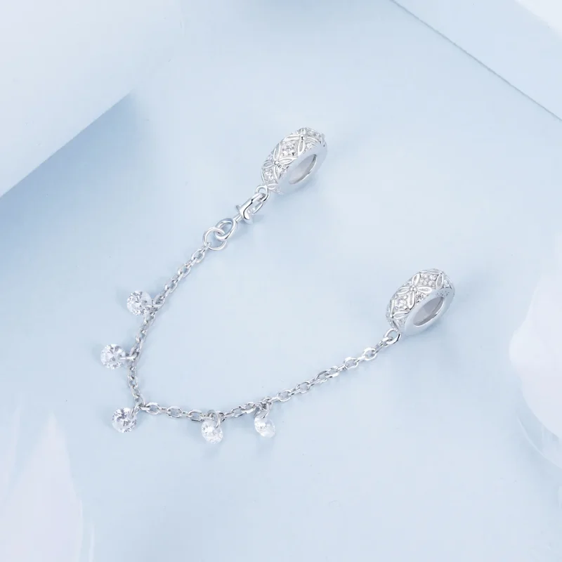 (slika za) PANDORA Style Reliefna silikonska varnostna veriga - BSC1012 - Ogled 2