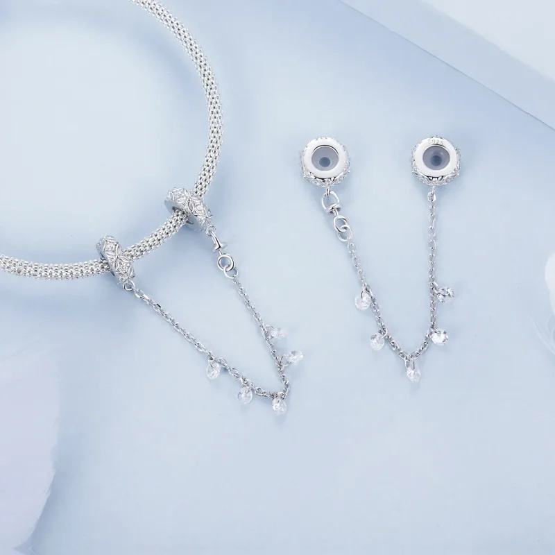 (slika za) PANDORA Style Reliefna silikonska varnostna veriga - BSC1012 - Ogled 4