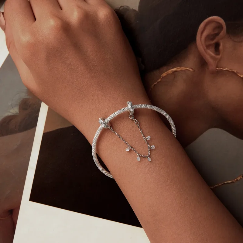 (slika za) PANDORA Style Reliefna silikonska varnostna veriga - BSC1012 - Ogled 5