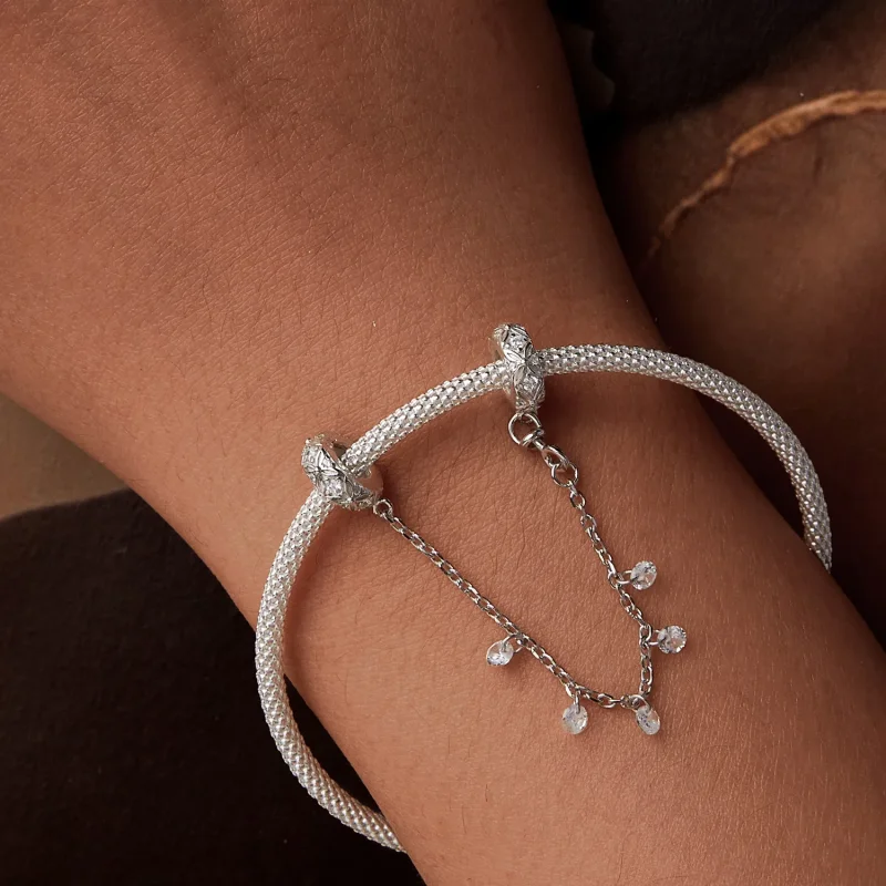 (slika za) PANDORA Style Reliefna silikonska varnostna veriga - BSC1012 - Ogled 6