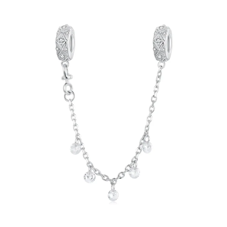 PANDORA Style Reliefna silikonska varnostna veriga - BSC1012