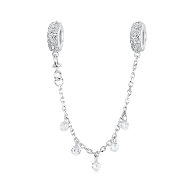 (slika za) PANDORA Style Reliefna silikonska varnostna veriga - BSC1012 - Slika izdelka