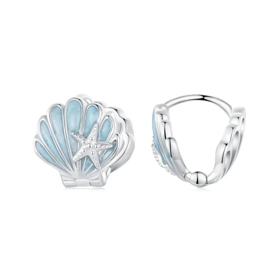 (slika za) PANDORA Style Shell uhani - BSE1011