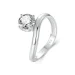 PANDORA Style Simple 1ct prstan iz moissanita (z enim certifikatom) - MSR050