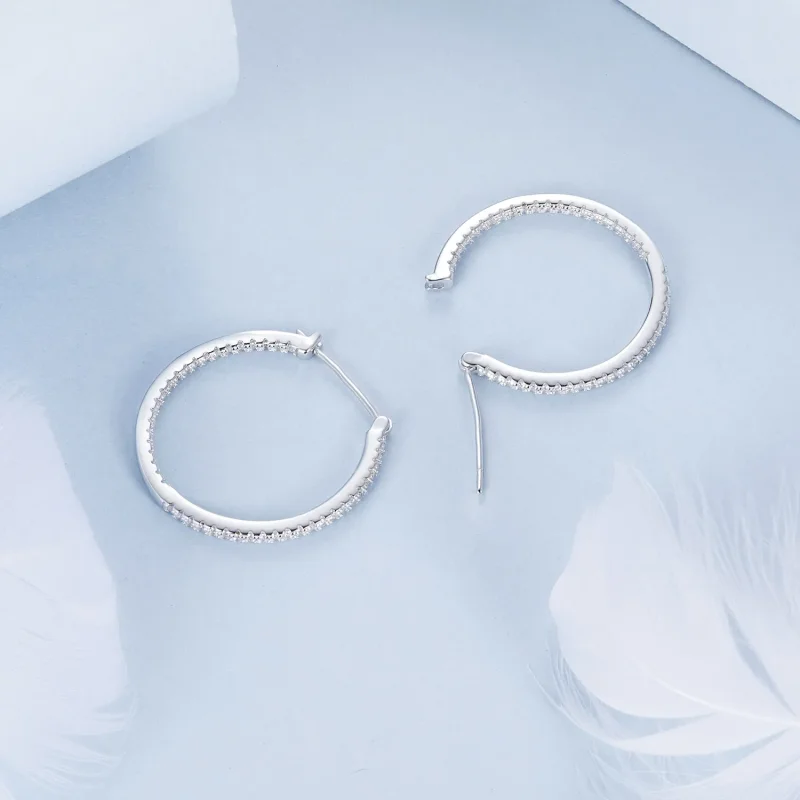 (slika za) PANDORA Style Svetleči uhani - BSE1023-L - Ogled 4