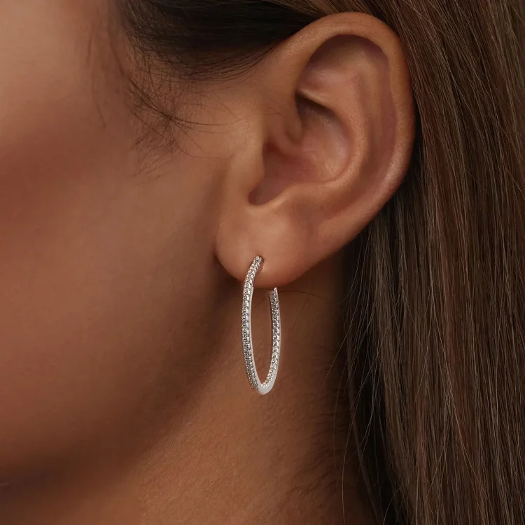 PANDORA Style Svetleči uhani - BSE1023-L