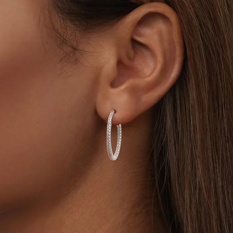 PANDORA Style Svetleči uhani - BSE1023-M