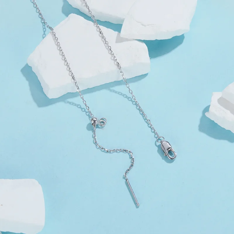 (slika za) PANDORA Style Turkizna ogrlica - BSN388 - Ogled 4