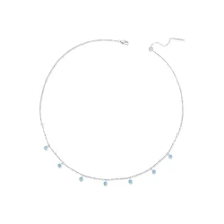 PANDORA Style Turkizna ogrlica - BSN388
