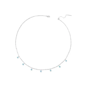 (slika za) PANDORA Style Turkizna ogrlica - BSN388