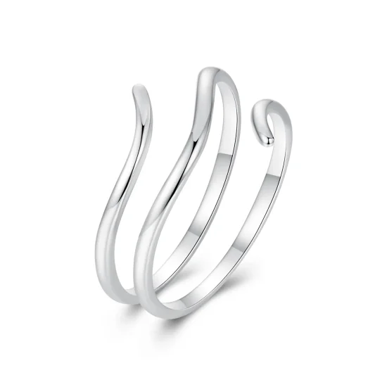 (slika za) PANDORA Style Večslojni preprost prstan - SCR1040-E