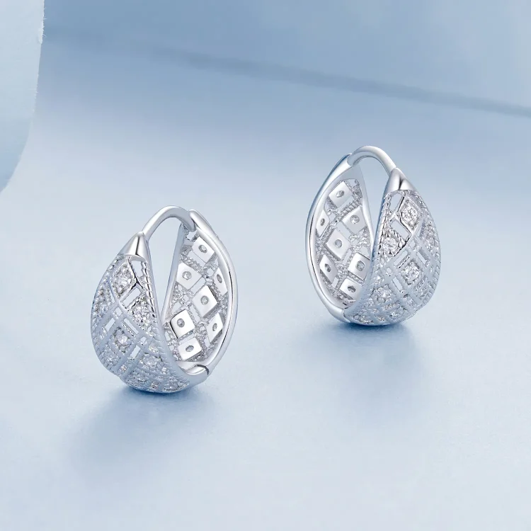 PANDORA Style Vintage čipkasti uhani - BSE1035