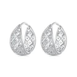 PANDORA Style Vintage čipkasti uhani - BSE1035