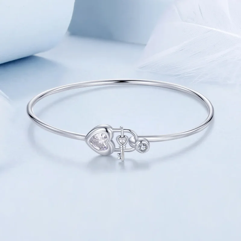 (slika za) Prepletena zapestnica v obliki srca PANDORA Style - BSB170 - Ogled 3