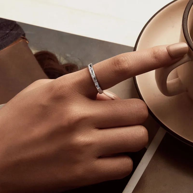 (slika za) Prstan PANDORA Style Love Infinite Loop - BSR561 - Ogled 5