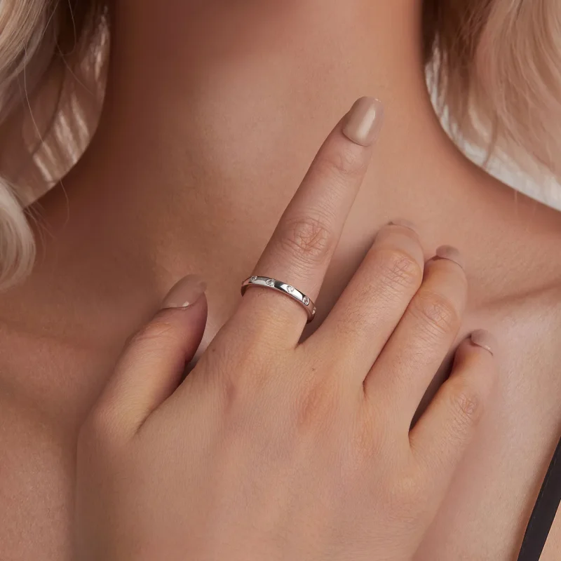 (slika za) Prstan PANDORA Style Love Infinite Loop - BSR561 - Ogled 6