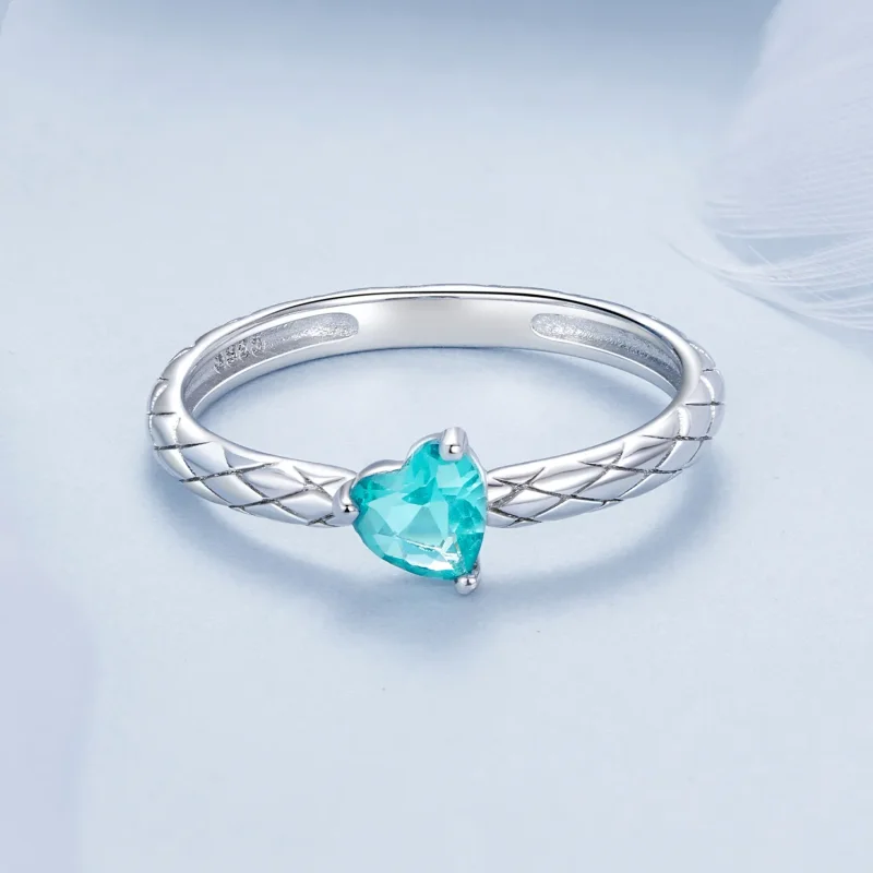 (slika za) Prstan z diamantnim vzorcem v slogu PANDORA - BSR563 - Ogled 3