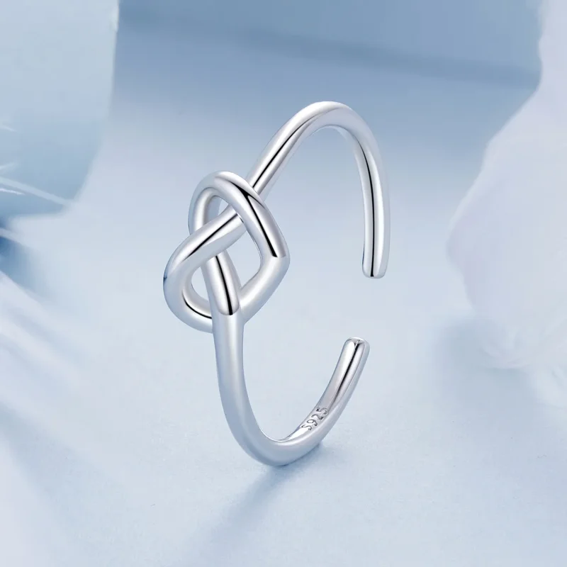 (slika za) Prstan z odprtim srcem v slogu PANDORA - BSR565-E - Ogled 2