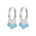Turkizni uhani v stilu PANDORA - BSE1019