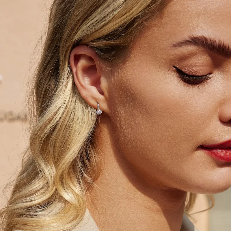 (slika za) Ušesne kljukice v obliki zvezde PANDORA - BSE1028 - Ogled 7