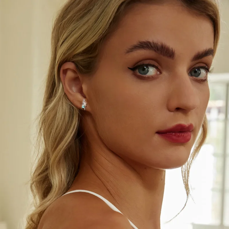 (slika za) Uhani v obliki školjke PANDORA - BSE1010 - Ogled 7