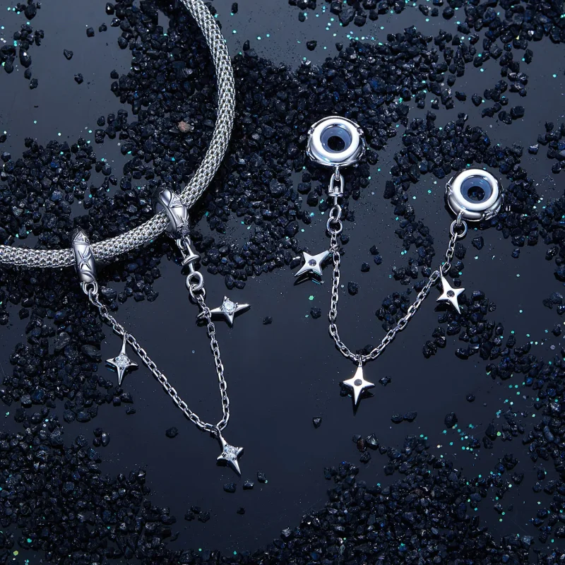 (slika za) Varnostna veriga PANDORA Style Starburst - SCC2789 - Ogled 4