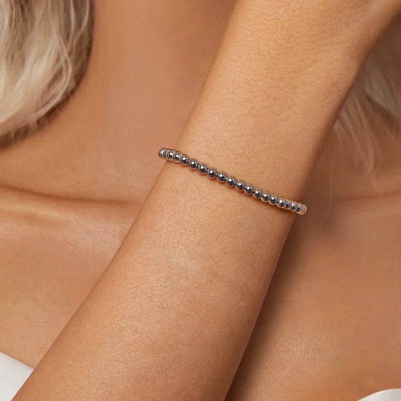 (slika za) Zapestnica iz srebrnih kroglic v stilu PANDORA - BSB175 - Ogled 5
