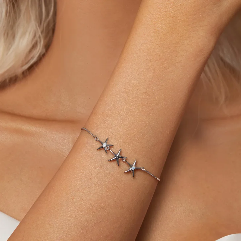 (slika za) Zapestnica PANDORA Style Morske zvezde - SCB275 - Ogled 6