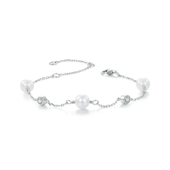 (slika za) Zapestnica PANDORA Style Sea Rhythm 0,1ct (z enim certifikatom) - MSB017