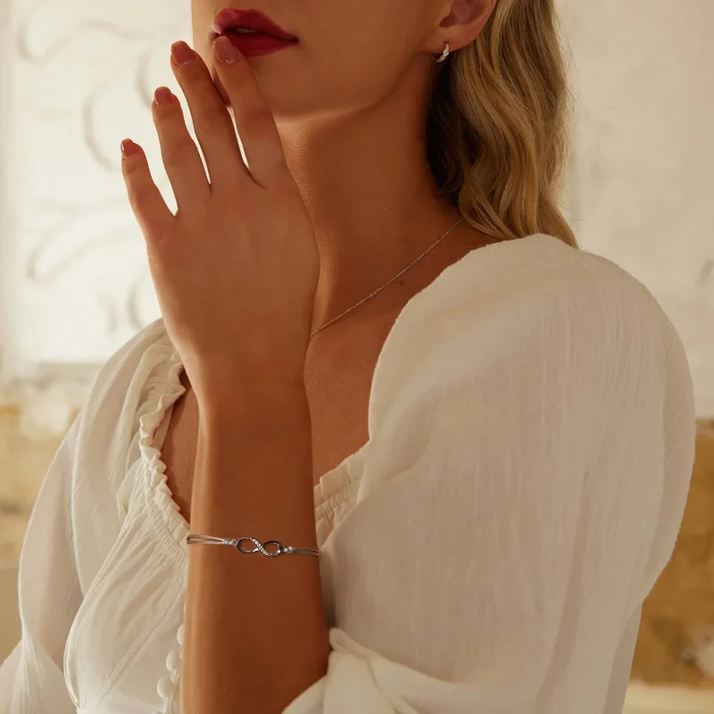 (slika za) Zapestnica s simbolom PANDORA Style Infinity - SCB279 - Ogled 6