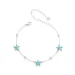 Zapestnica v slogu morske zvezde PANDORA Teal - SCB276